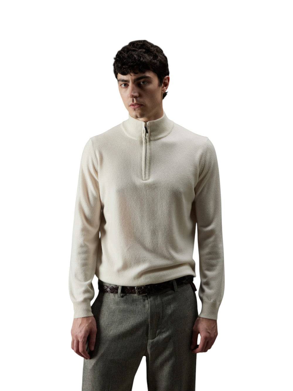 Kangra Maglia Uomo SERAFINO MEZZA ZIP RASATA CALATA 4003 60 901