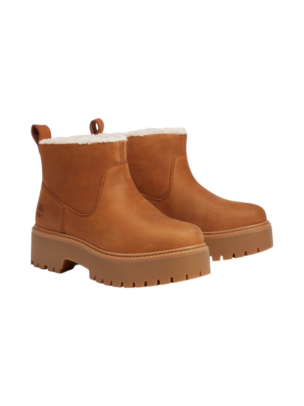 Timberland stivali Donna STONE STREET MID WARM LINED BOOT RUST NUBUCK TB0A283GEM71