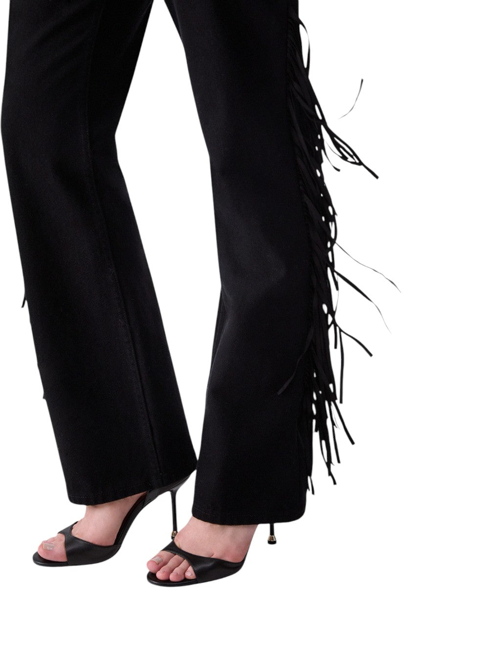 Liu Jo Jeans Donna PANT.STRAIGHT FRANGE R.W. UF6226D0393 88000