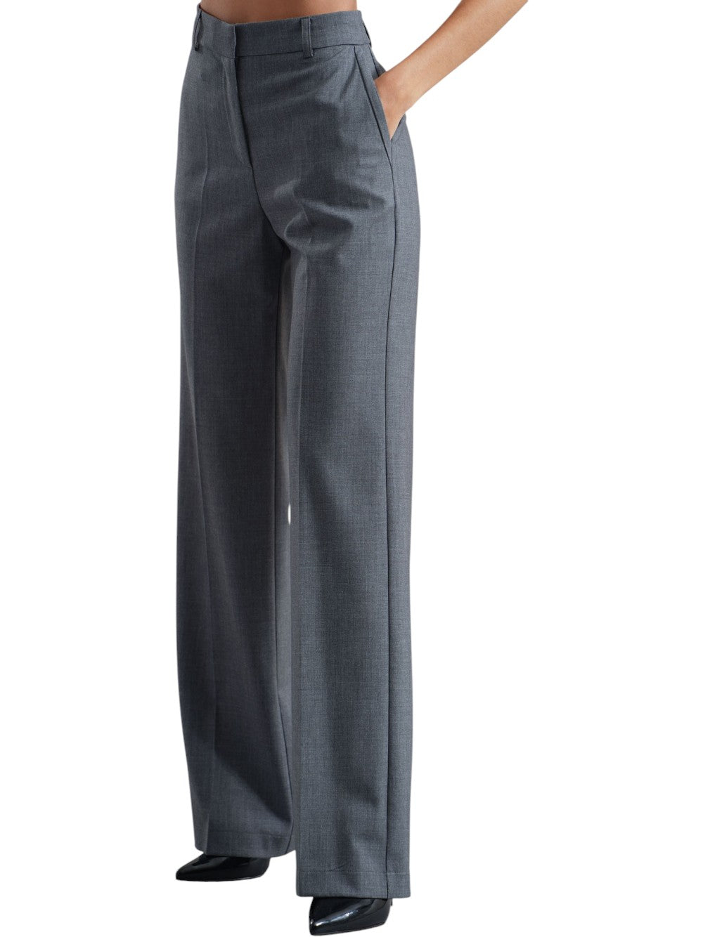 Divedivine Pantalone Donna  Pantalone Olly Gri