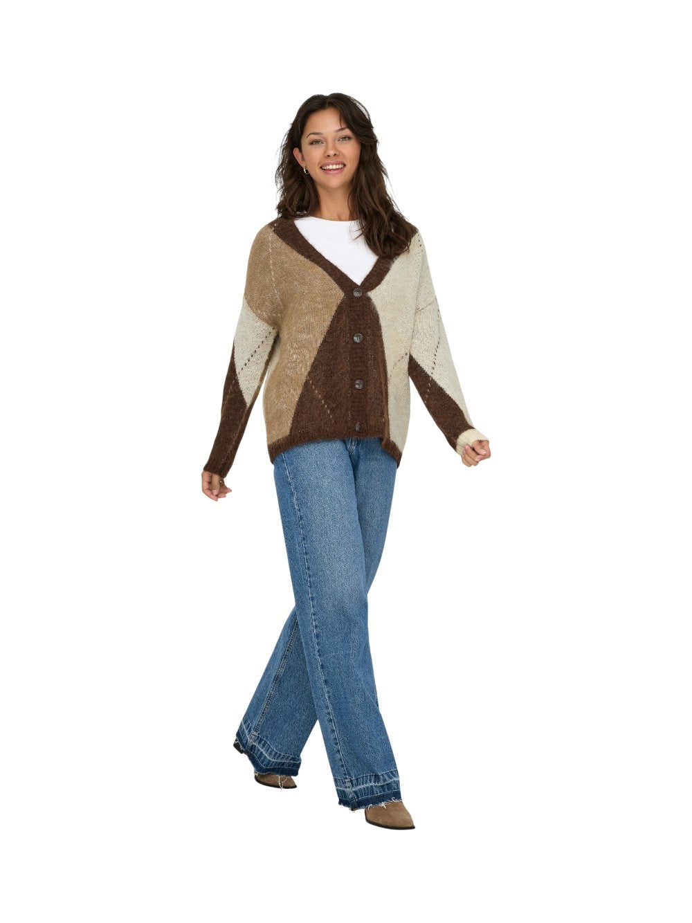 ONLY Cardigan Donna ONLNOEME JQ LS LIFE CARDI V-NECK KNT 15353228