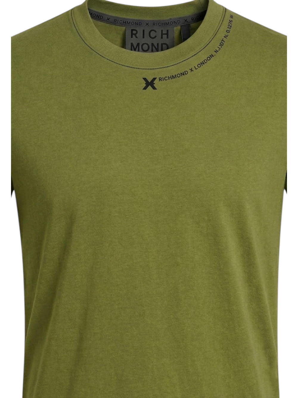 John Richmond T-SHIRT Uomo FYAMI UMP26038TS GREEN MAYFLY