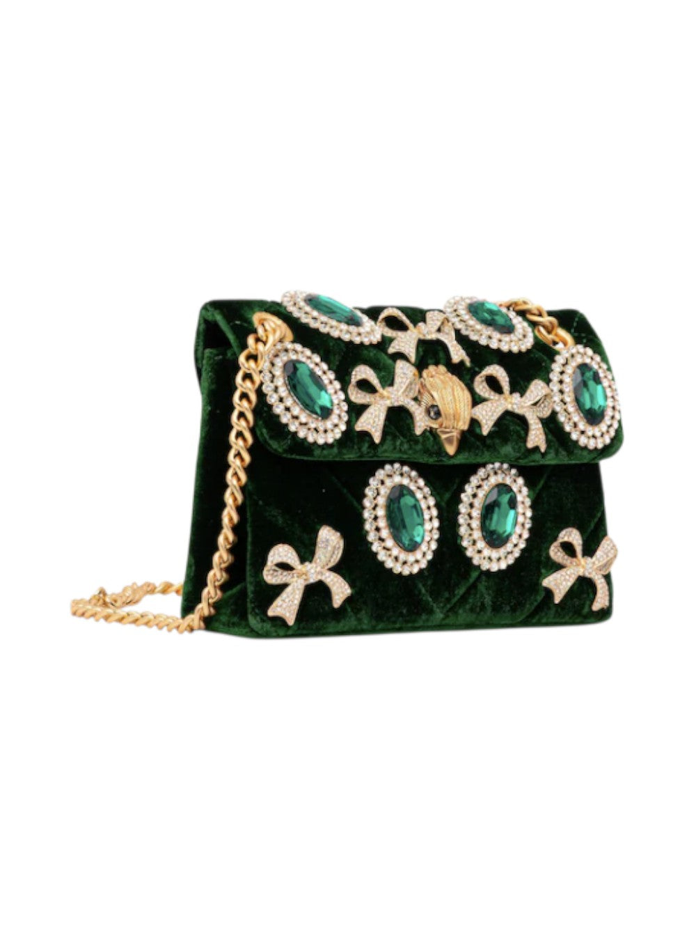 Kurt Geiger Borsa Donna VELVET MINI KENSINGTON VELVET MINI KENSINGTON