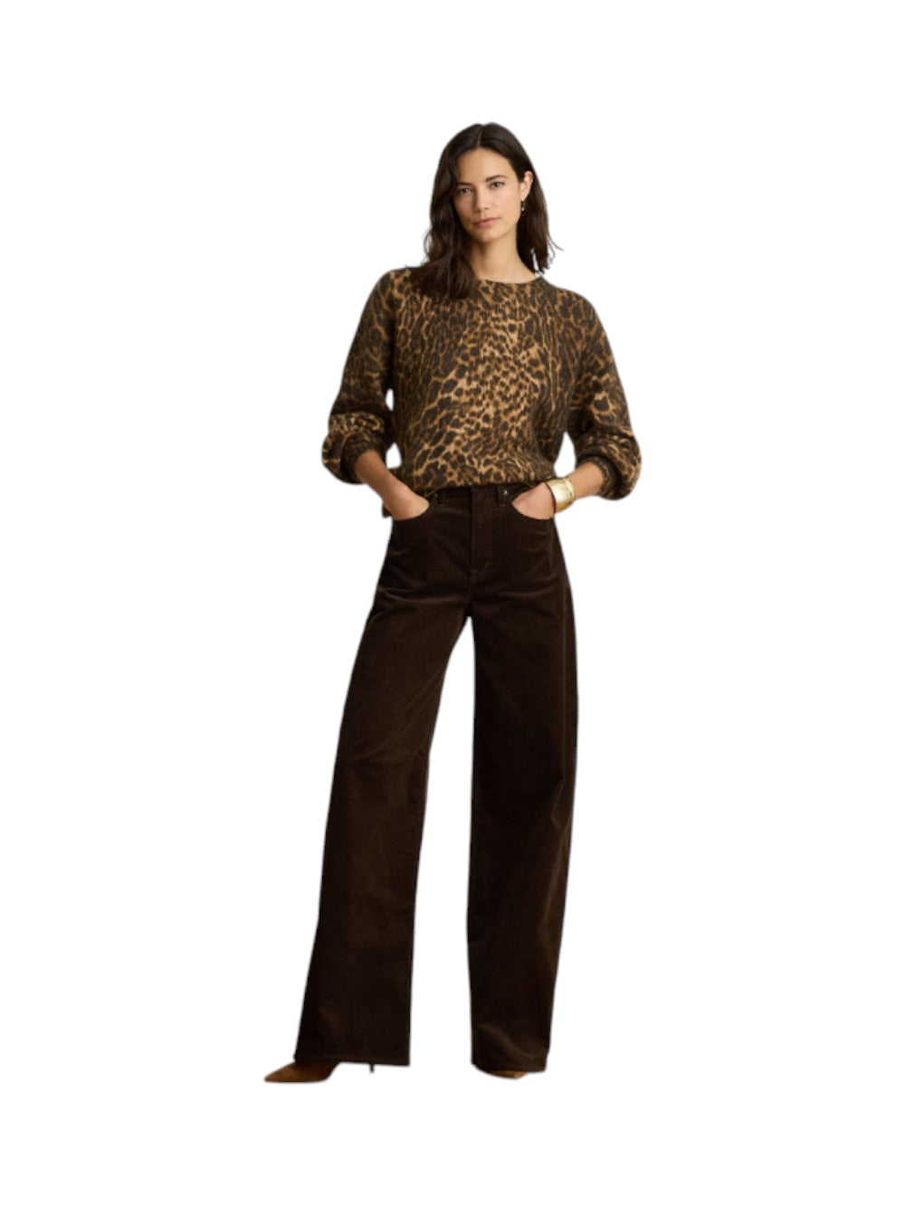 Lauren Ralph Lauren Pantalone Donna WOVEN-WIDE LEG-PANTS 200B34256003