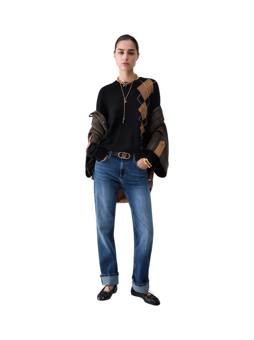 Liu Jo Maglia Donna MAGLIA CHIUSA M/L IndiaTARSIO WF6231MA16R L9207