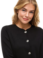 VILA Cardigan Donna VISWAY O-NECK L/S BUTTON KNIT CARDIGAN 14109015