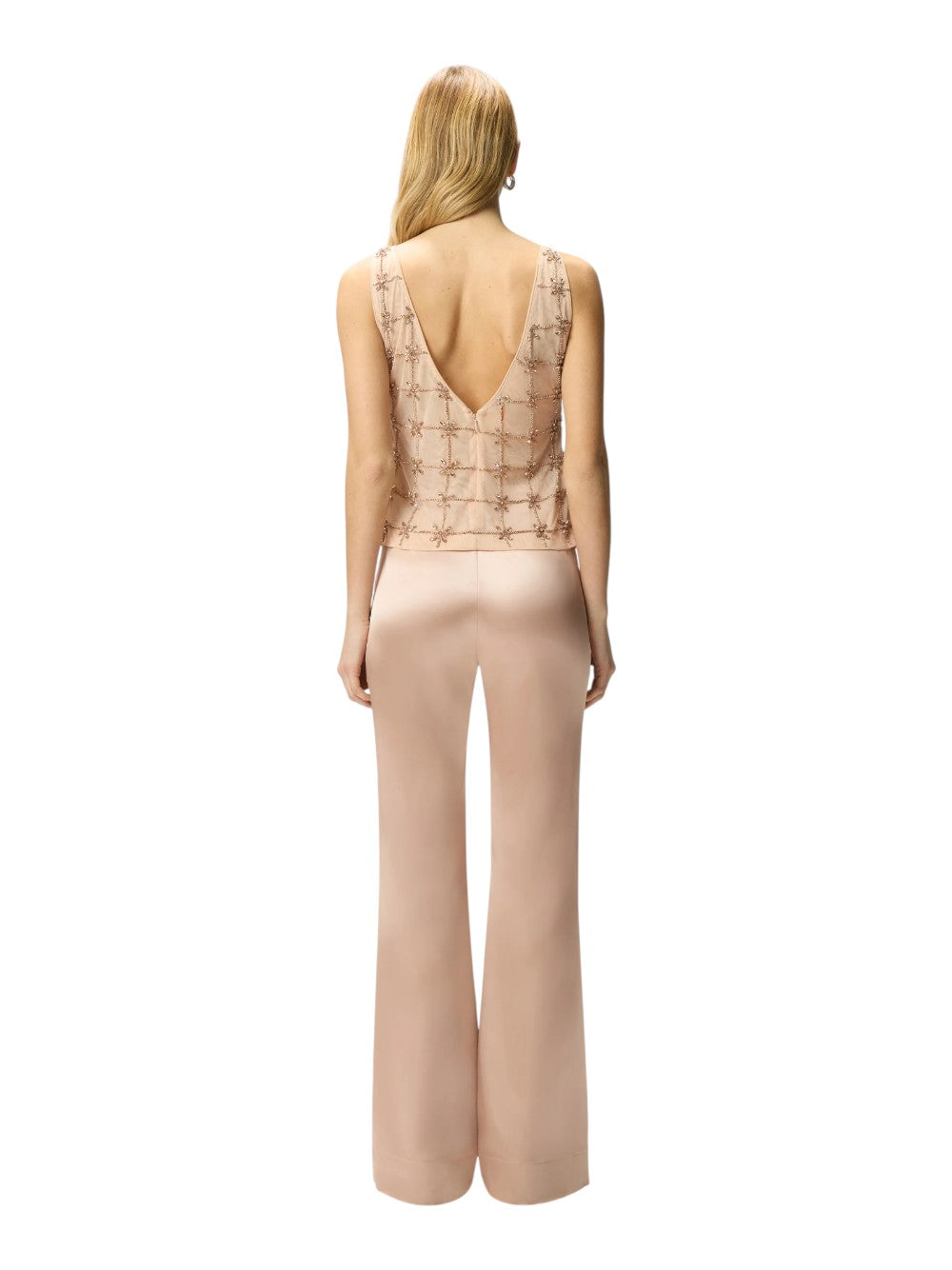 Pinko Top Donna QUANDONG TOP TULLE FULL RICAMO 106437A32BZN6