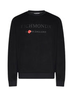 John Richmond Felpa Uomo THANEM CREW NECK UMP26037FE BLACK