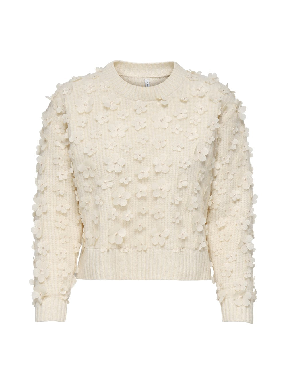 ONLY Maglia Donna ONLHUA LIFE LS FLOWER DETAIL O-NECK KNT 15362583