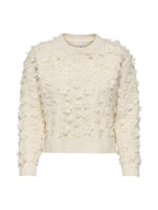 ONLY Maglia Donna ONLHUA LIFE LS FLOWER DETAIL O-NECK KNT 15362583