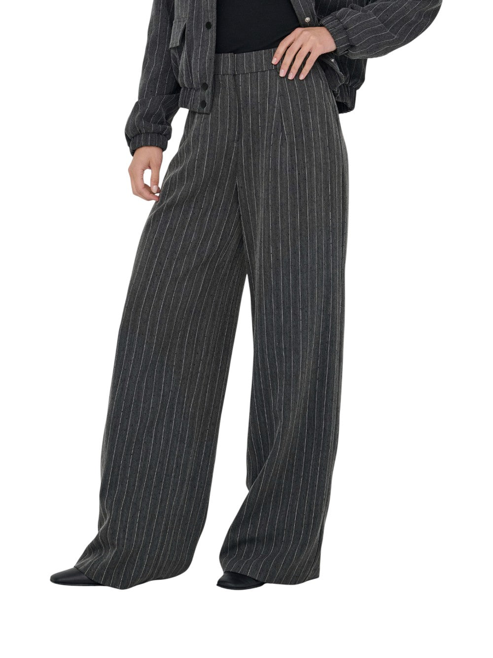 ONLY Pantalone Donna ONLSIGA LIFE HW HB RHINE WIDE PANT TLR 15357654