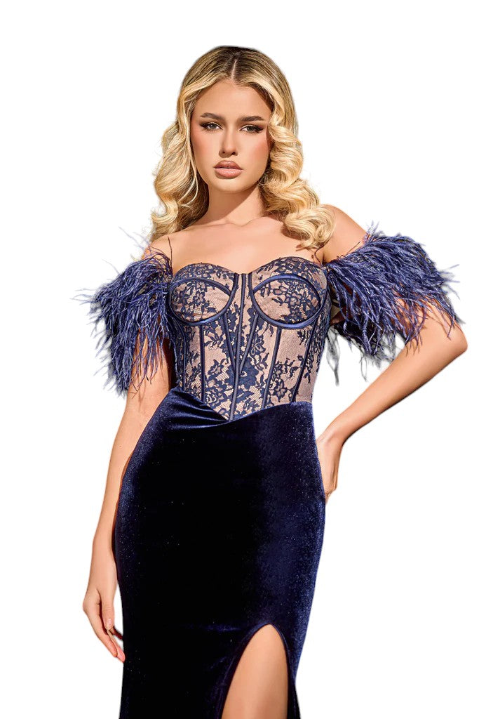 PORTIA&SCARLETT ABITO LUNGO Donna PS24044
