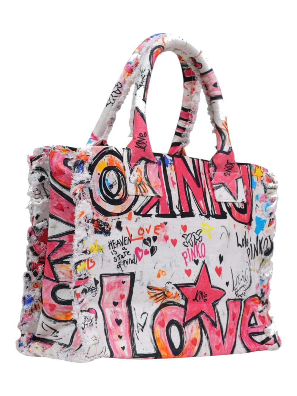 Pinko Borsa Donna Beach Shopper Canvas Stampa Gr 106673A3B6ZW0Q