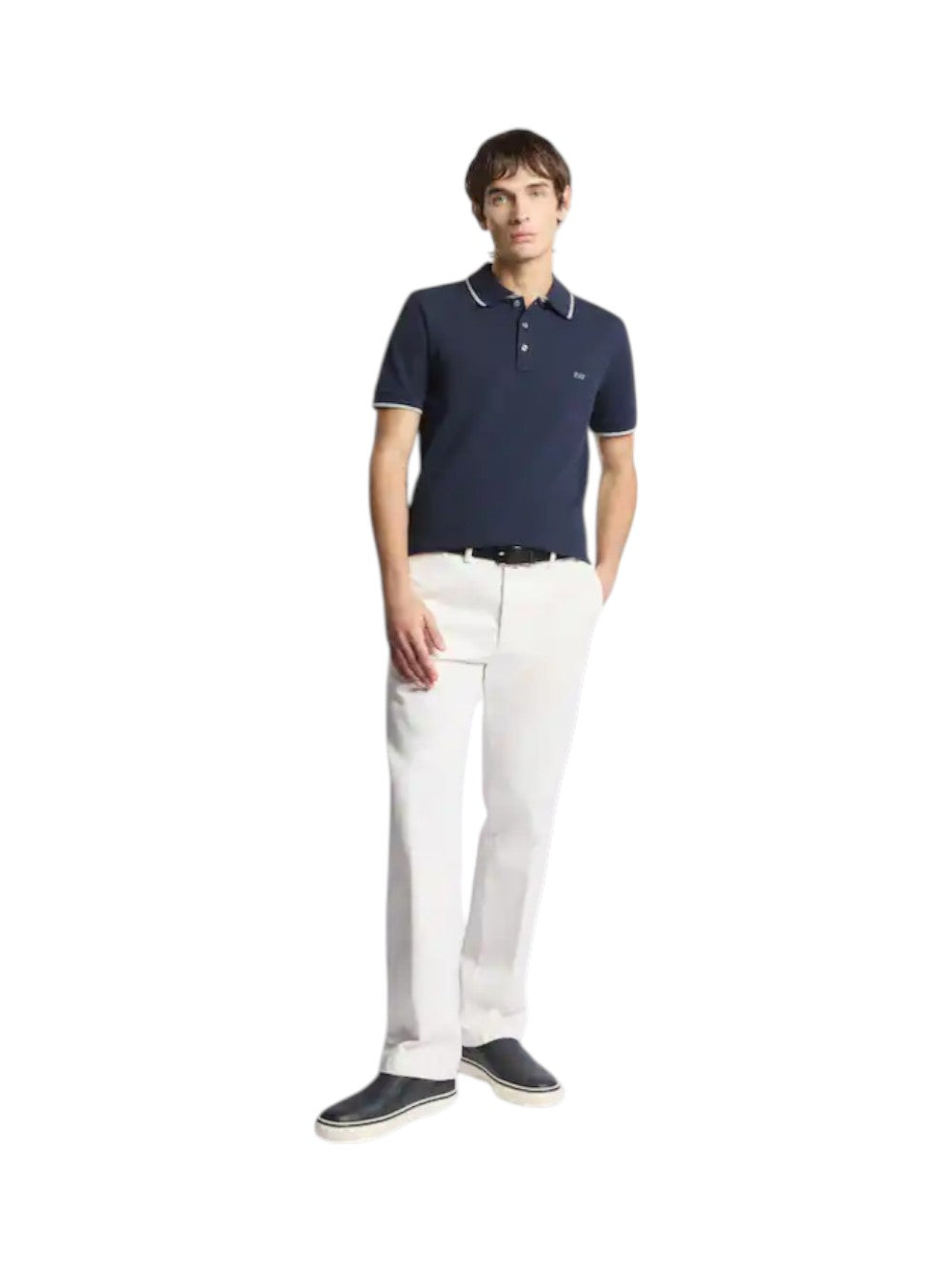 Fay Polo Uomo DB COLLAR PIQUET STR. BICOLOR NPMB252140STDWU806