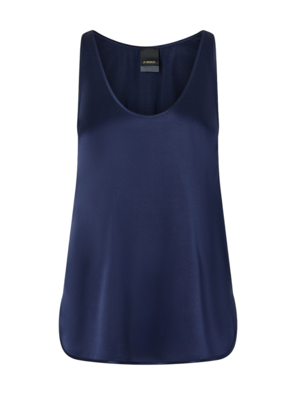 Pinko Top Donna Canotta in satin di seta Crazy Canottiera