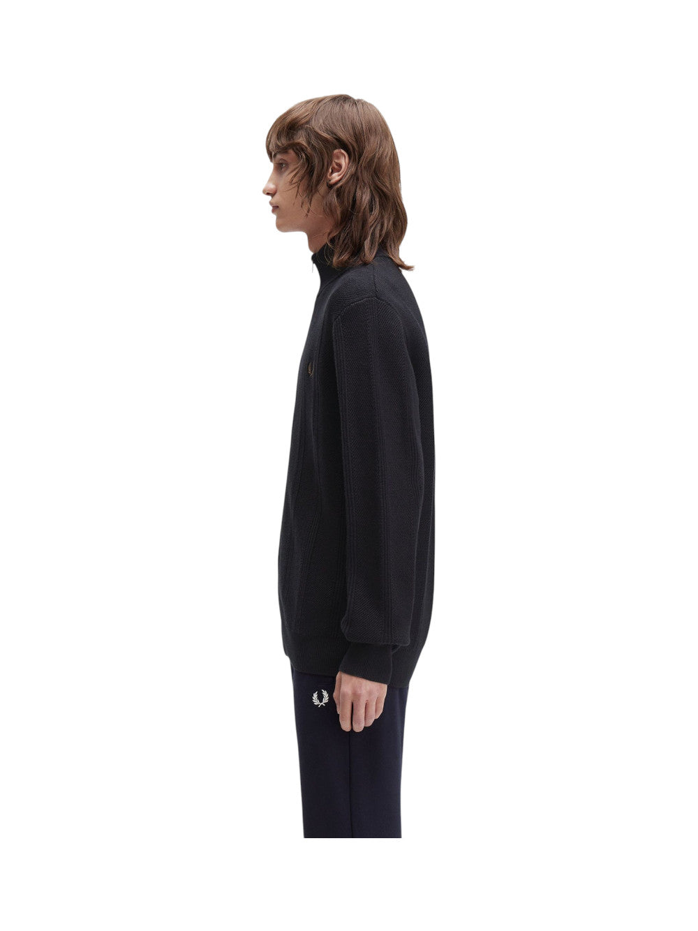 Fred Perry Cardigan Uomo FP TEXTURED ZIP THROUGH CARDIGAN K1304 102