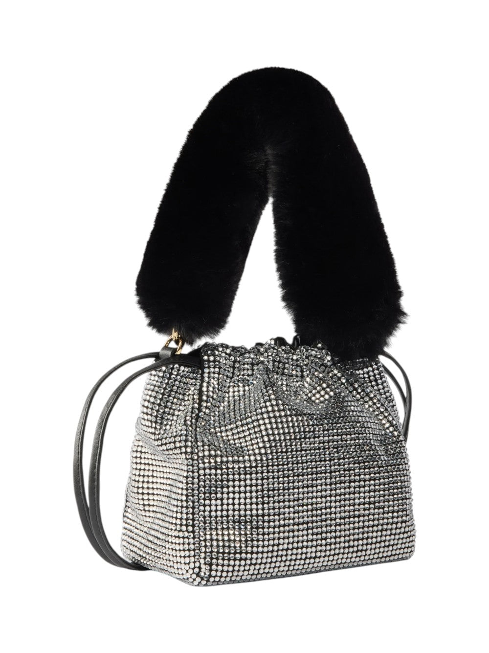 Pinko Borsa Donna POUCH FULL STRASS/IMITATIONFUR 107635A3M9 Z99Y