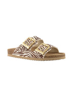 Colors of california Ciabatta Donna Pony Hair Two Buckle Sandal HC.BIO502 ZEB