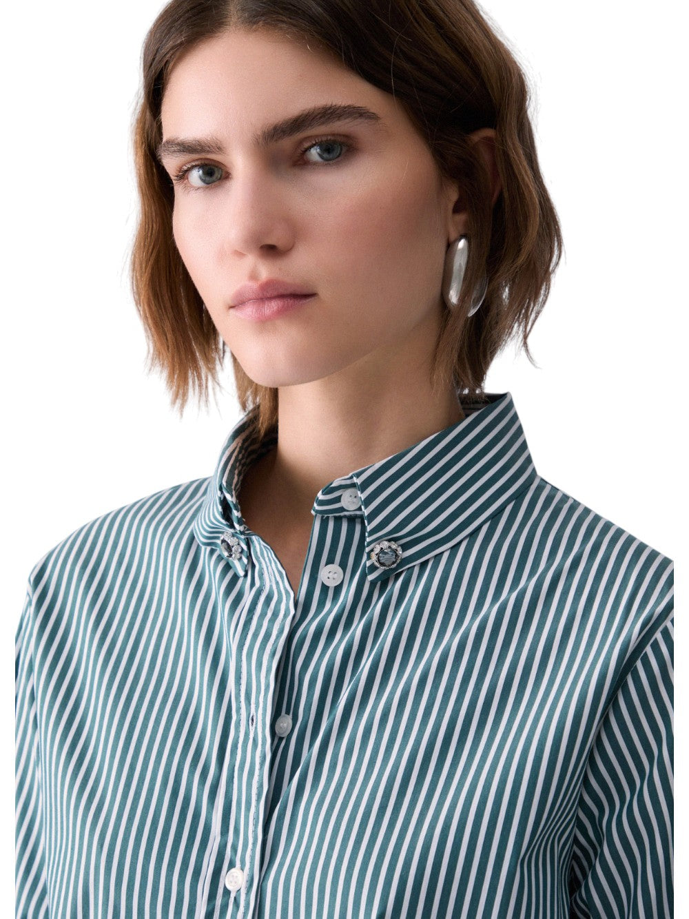Liu Jo Camicia Donna CAMICIA CON BOTTONI SMALTATI CF6195T796A 03D50