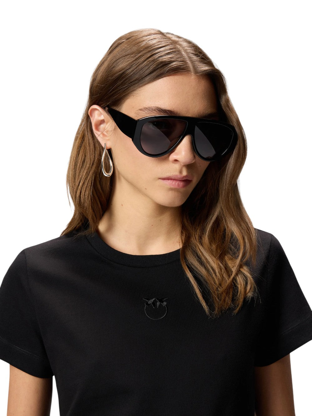 Pinko T-SHIRT Donna BUSSOLOTTO T-SHIRT JERSEY PATC 100355A339Z99