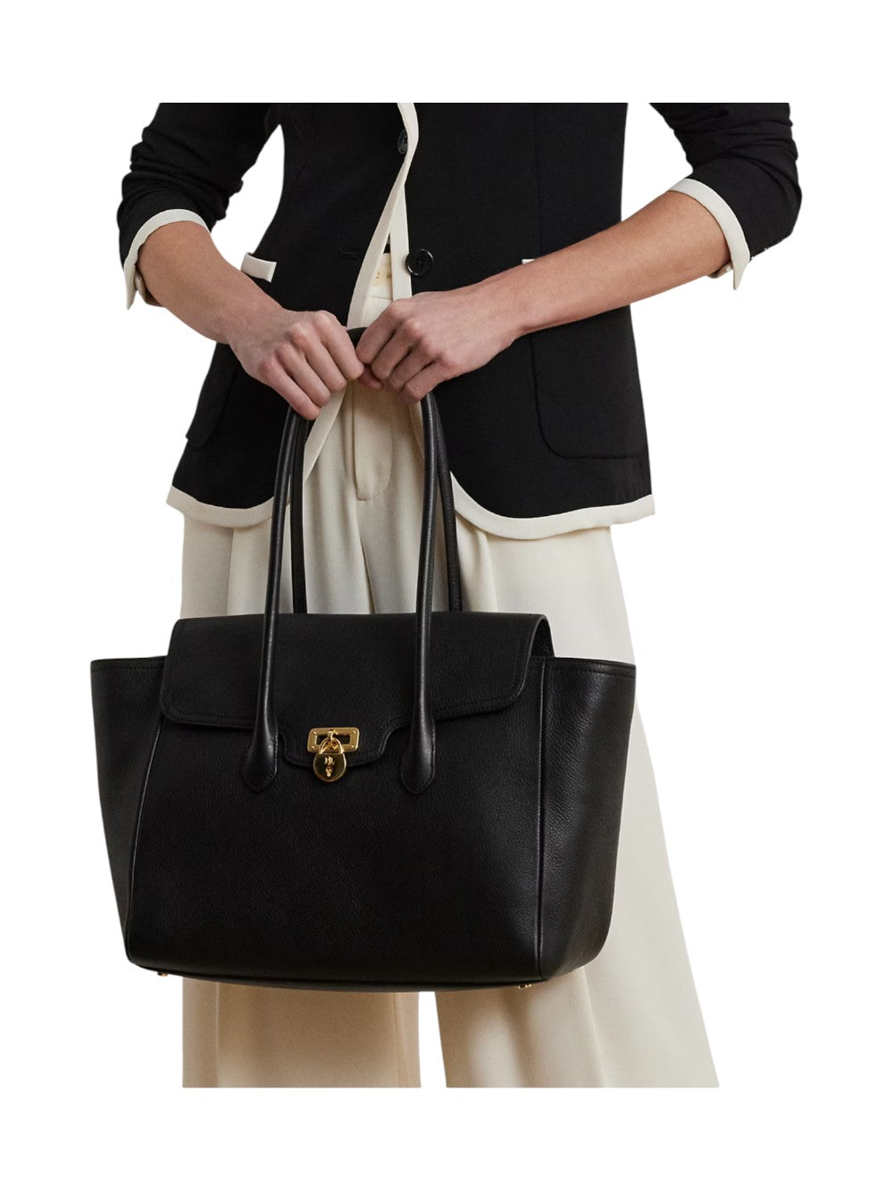 Lauren Ralph Lauren Borsa Donna TNNR LG SCHL-SATCHEL-LARGE 431966862 001