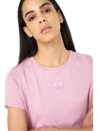 Pinko Women's T-SHIRT BUSSOLOTTO T-SHIRT JERSEY LOGO
