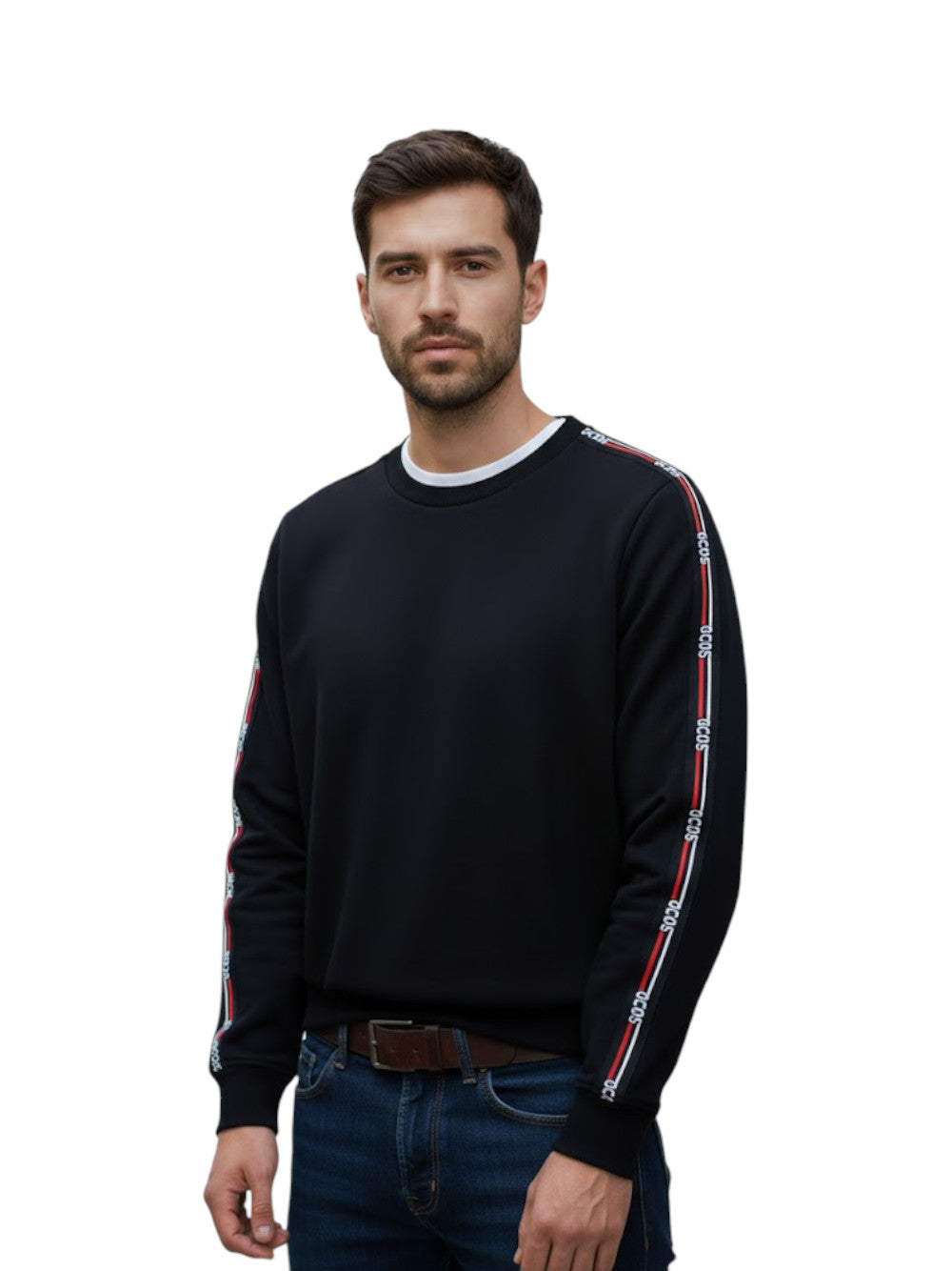 Gcds Felpa Uomo LOGO TAPE CREWNECK B2EM1501JD1-99