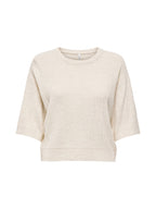 ONLY Maglia Donna ONLTHEA SS O-NECK PULLOVER KNT 15353023