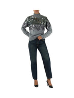 Liu Jo Maglia Donna MAGLIA CHIUSA M/L RICAMO PAILL CF6258MA63S 02050