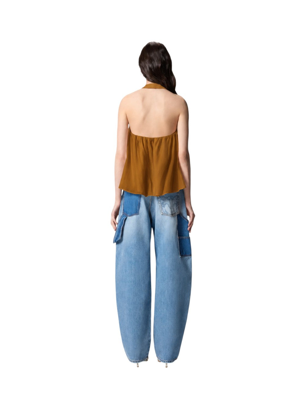 Pinko Top Donna CAIVANO TOP VOILE E GABARDINA 106944A3AXL25