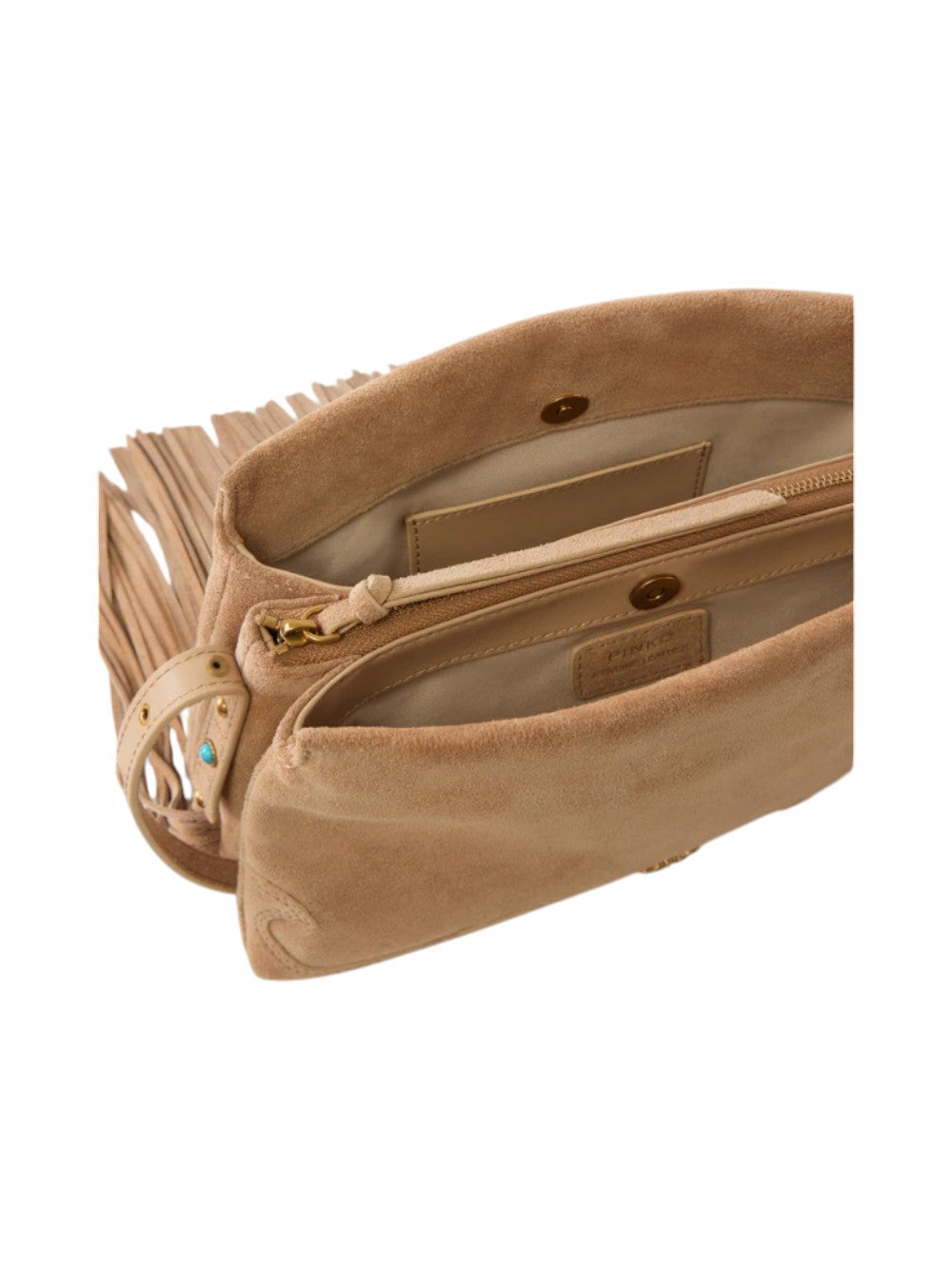 Pinko Borsa Donna Triplet Mini Fringes Suede 106665A0F6L08P
