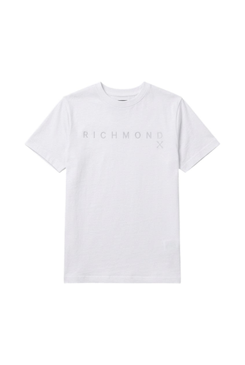 John Richmond T-SHIRT Uomo SILKOM UMP26018TS WHITE