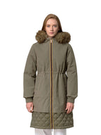 K-Way GIUBBINO Donna FOSCA WAX COTTON NYLON K6136HW DB8