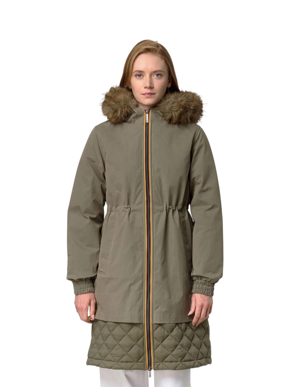 K-Way GIUBBINO Donna FOSCA WAX COTTON NYLON K6136HW DB8