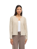 VILA Cardigan Donna VIPAZA O-NECK L/S ZIPPER KNIT CARDIGAN 14109011