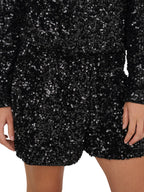 ONLY Shorts Donna ONLCONFIDENCE NEW SEQUINS SHORTS JRS 15360164