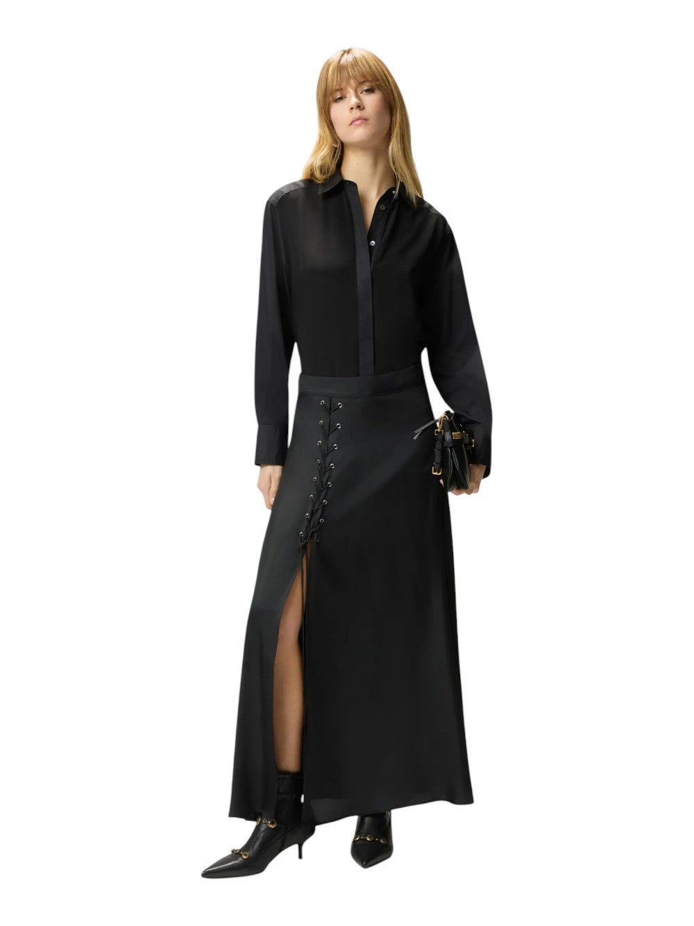 Pinko Gonna Donna CARRARA GONNA TWILL FLUIDO 106856A3AVZ99