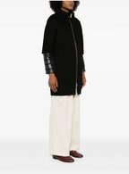 EGG-SHAPED COAT IN ECO WOOL AND ULTRALIGHT
