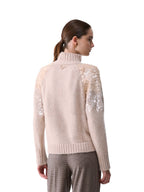 Liu Jo Maglia Donna MAGLIA CHIUSA M/L RICAMO PAILL CF6258MA63S X0814