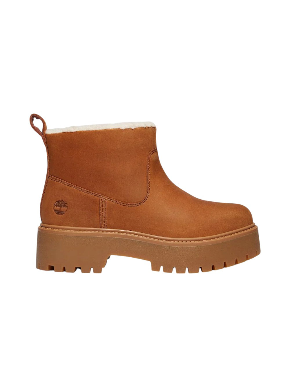 Timberland stivali Donna STONE STREET MID WARM LINED BOOT RUST NUBUCK TB0A283GEM71