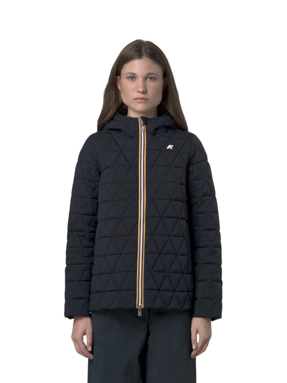 K-Way GIUBBINO Donna MADLAINE DIAMOND QUILTED WARM K2136FW K89