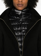 EGG-SHAPED COAT IN ECO WOOL AND ULTRALIGHT