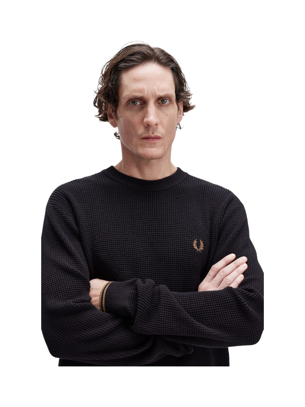 Fred Perry Maglia Uomo FP WAFFLE STITCH JUMPER K6507 102