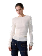 Liu Jo Maglia Donna MAGLIA CHIUSA M/L ROUCHES TESS CF6042MA82O 10701