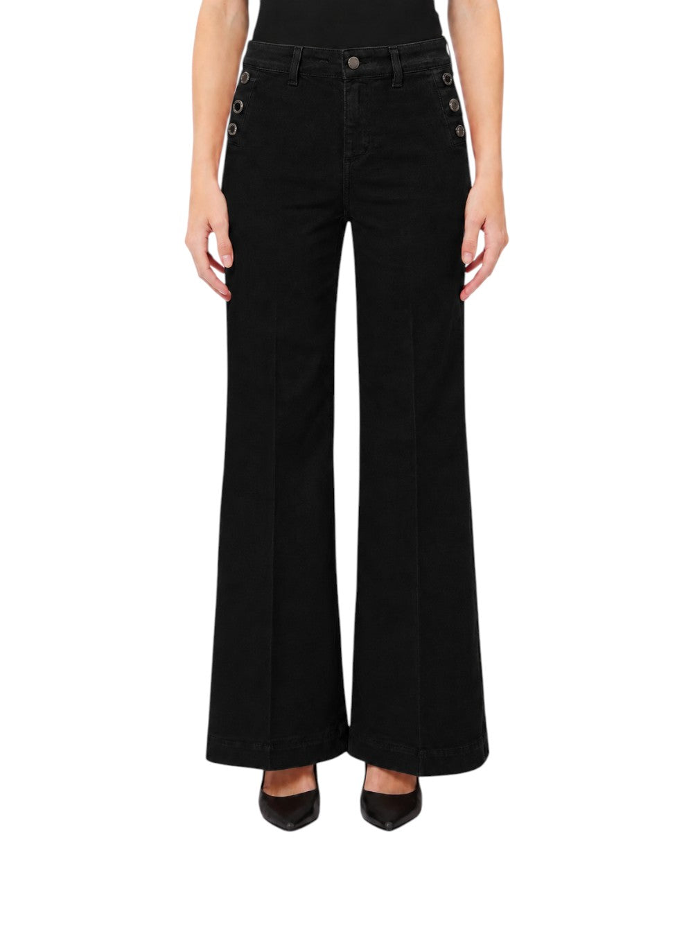 Liu Jo Pantalone Donna B.UP FLARE BUTTON H.W. UF6093T690A 22222