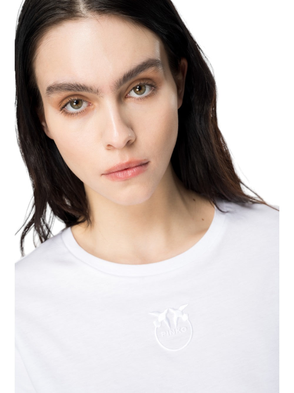 Pinko Women's T-SHIRT BUSSOLOTTO T-SHIRT JERSEY LOGO