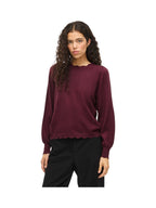 VILA Maglia Donna VIEMI O-NECK L/S KNIT TOP/TES 14109653