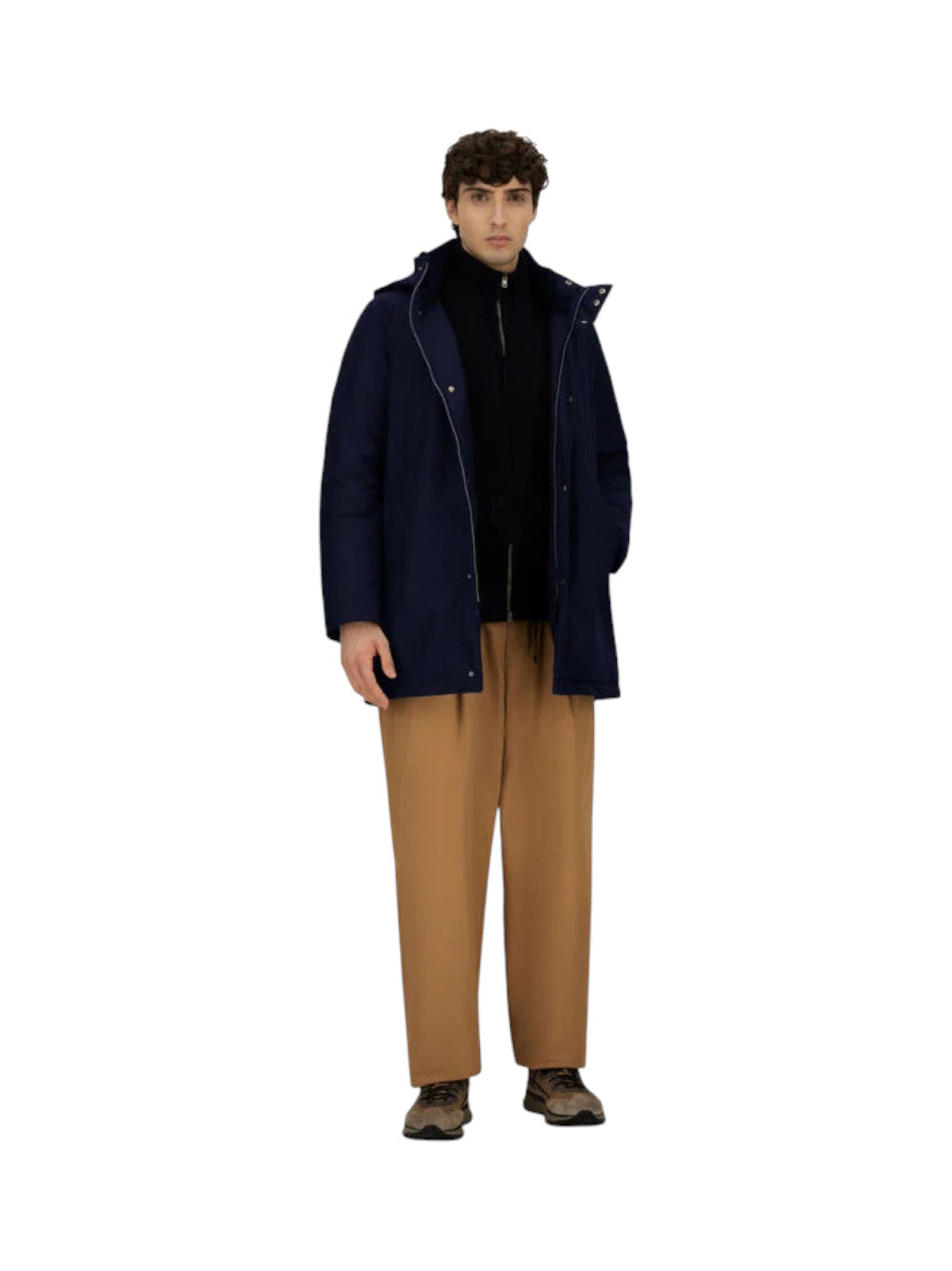 Herno GIUBBINO Uomo GIACCONE COLLO IN MAGLIA PI001155U12638 9200
