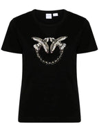 Pinko T-SHIRT Woman QUENTIN T-SHIRT JERSEY LOGO