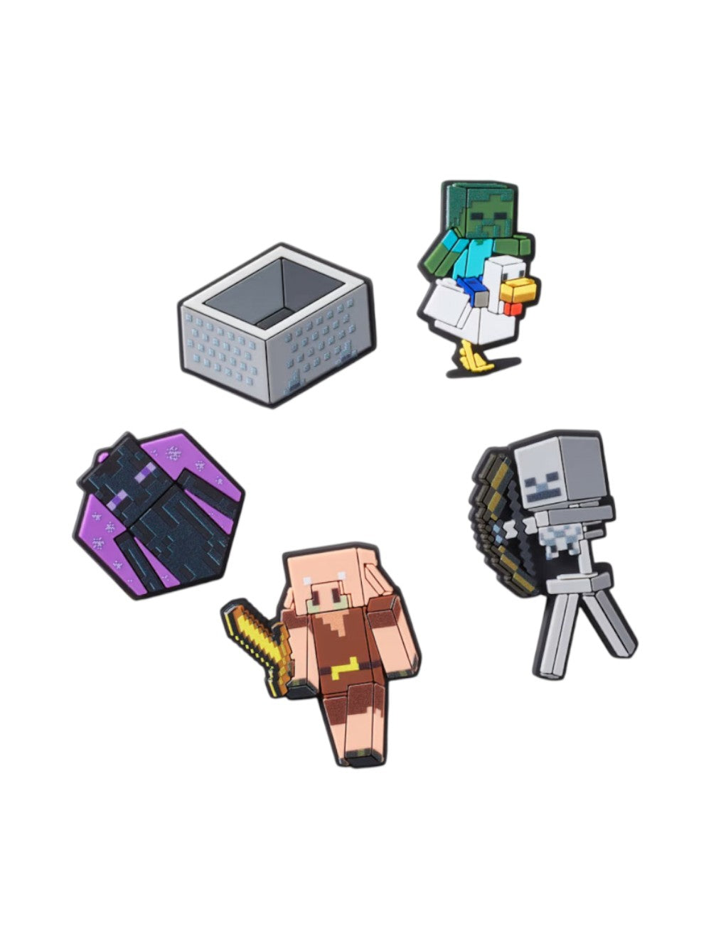 CROCS Charm Donna Minecraft 5 Pack CR.5189 JIB UCOL